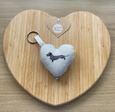 Fabric heart keyring for sale  WARRINGTON