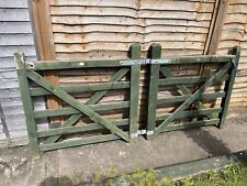 Timber gates pair for sale  WELLINGTON
