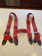 Firefighter suspenders red for sale  Denton