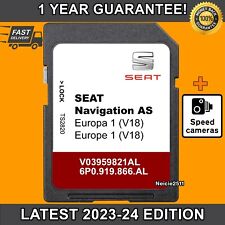 Usado, ASSENTO 2024 V18 SAT NAV MAP CARD 2023 ALHAMBRA ARONA ATECA IBIZA LEON TOLEDO SD REINO UNIDO comprar usado  Enviando para Brazil