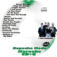 CUSTOM KARAOKE DEPECHE MODE RARE 18 SONG cdg CD+G SOMEBODY POLICY OF TRUTH MORE for sale  Shipping to South Africa