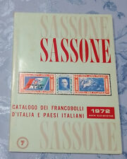 Sassone 1972 catalogo usato  Italia