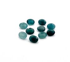 Natural Teal Grandidierite Oval Cut Loose Gemstone Lot 5 Pcs 6*8 MM 6 CT, used for sale  Shipping to South Africa