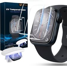 EWUONU[2 Pack Tempered Glass Screen Protector for Apple Watch Series 9/ Series 8 for sale  Shipping to South Africa
