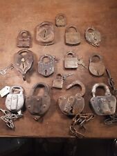 VTG ANTIQUE LOT  PADLOCK LOCK KEYS (Some) Rail Road Ect  for sale  Shipping to South Africa