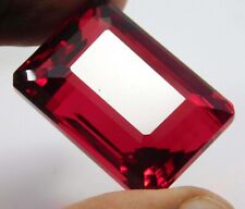 PIEDRA PRECIOSA SUELTA DE TOPACIO BRASILEÑO ROJO SANGRE CORTE ESMERALDA 95,30 CT CERTIFICADO' segunda mano  Embacar hacia Argentina