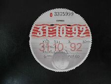 Collectable tax disc for sale  PETERBOROUGH