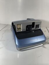 Câmera Polaroid One Step Azul E Prata 600 Câmera de filme instantâneo um Auto Flash comprar usado  Enviando para Brazil