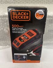 Black + Decker 500 Watt Power Inverter with 3.1A USB Ports New Sealed PI500B for sale  Shipping to South Africa