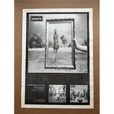Oasis wonderwall poster for sale  CHESTERFIELD