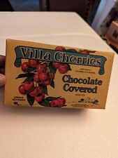 Caja de dulces vintage de cerezas cubierta de chocolate Brach Villa  segunda mano  Embacar hacia Argentina