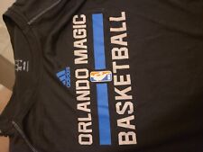 Camisa Adidas Orlando Magic tamanho grande preta azul Drifit comprar usado  Enviando para Brazil