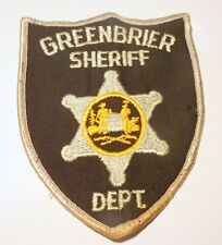 Greenbrier virginia sheriff for sale  Walled Lake