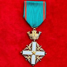 Medaglia croce merito usato  Siena