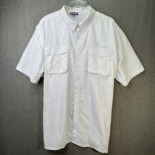 Banana Boat Masculina Xxl Manga Curta Ventilada Botão Para baixo Camisa de Pesca Branco SS15 comprar usado  Enviando para Brazil