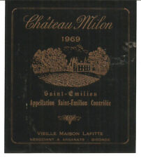 Etiquette chateau milon d'occasion  Villenave-d'Ornon