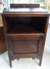 Vintage oak bedside for sale  BEVERLEY