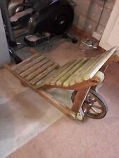 wooden wheelbarrow planter for sale  MALPAS