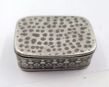 Antique pewter snuff for sale  Shipping to Ireland