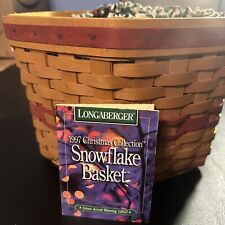 Longaberger snowflake 1997 for sale  Roanoke Rapids