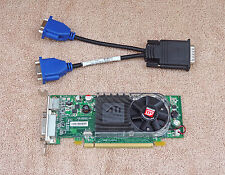 Placa de vídeo Dell ATI Radeon HD 3450 256MB PCIe Y104D DMS-59 perfil baixo com cabo  comprar usado  Enviando para Brazil