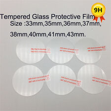 Protetor de tela redondo transparente anti-riscos relógio vidro temperado 23mm-46mm comprar usado  Enviando para Brazil