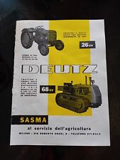 Pubblicità trattori deutz usato  Brescia