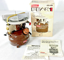 COLEMAN PEAK 1 Model 400-499 LIGHTWEIGHT BACKPACK STOVE (N.O.S. 9/82 STAMPED), used for sale  Shipping to South Africa