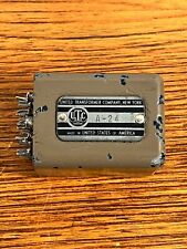 1x UTC A-24 Audio Transformer for UREI Teletronix UA LA-2A Limiters for sale  Shipping to South Africa