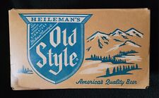 Caixa de publicidade vintage 1961 Heileman's Old Style cerveja vazia, usado comprar usado  Enviando para Brazil