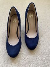 Navy suede effect for sale  GLASTONBURY