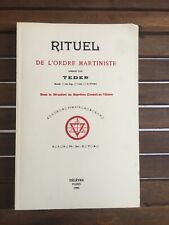 Teder rituel ordre d'occasion  Nice-