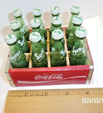 Usado, 12 TOME Coca Cola Sprite Mini Garrafa de Vidro Miniatura Estojo de Madeira MARCA REGISTRADA comprar usado  Enviando para Brazil