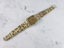 Mens Vintage Estate 14K Yellow Gold Nugget Seiko Watch 59.0g E3720, used for sale  Hagerstown