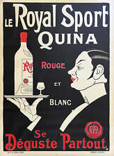 Le Royal Sport Quina Original Vintage Poster, usado comprar usado  Enviando para Brazil