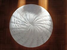 Plafoniera vintage 70's Ø44cm murano bianco spirale Ceiling lamp Sconce lustre segunda mano  Embacar hacia Argentina