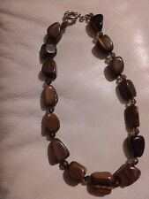 Tiger eye necklace for sale  ANDOVER