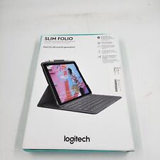 Logitech - Slim Folio Keyboard Folio para Apple iPad (7ª, 8ª e 9ª geração) comprar usado  Enviando para Brazil