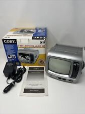 Coby TV CX-TV6 5” Portable Black and White TV - AV Input Retro Video Games for sale  Shipping to South Africa