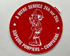 Autocollant sapeurs pompiers d'occasion  La Roche-sur-Yon