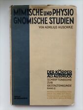 Aemilius Huschke Mimische und Physignomische Studien Band 2 1931 na sprzedaż  PL