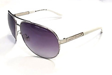 Armani Exchange Silver Metal White Aviator Sunglasses 63-13 NO NOSE PAD for sale  Shipping to South Africa