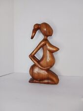 Wood carved sculpture for sale  Raymond