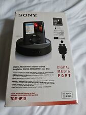Adaptador de puerto DM de medios digitales Sony TDM-iP10 para iPod y iPhone base de 30 pines segunda mano  Embacar hacia Mexico