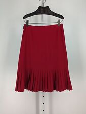 "Falda de peplum plisada con filtro de café rojo Moschino Jeans vintage años 90" segunda mano  Embacar hacia Mexico