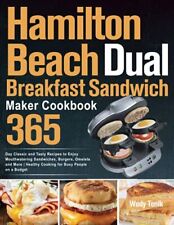Usado, Libro de cocina para sandwichera desayuno doble Hamilton Beach: 365 días clásico y T... segunda mano  Embacar hacia Argentina