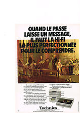 1980 technics advertisement d'occasion  Expédié en Belgium