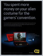 Toshiba Qosmio X305 Gaming Laptop Computer Best Buy 2008 Full Page Print Ad for sale  Shipping to South Africa