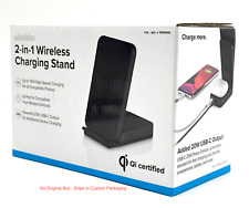 Ubiolabs 2 in 1 Qi Certified Wireless Charging Stand For Phones And earbuds. for sale  Shipping to South Africa