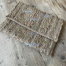 Jigsaw raffia clutch for sale  BRAINTREE